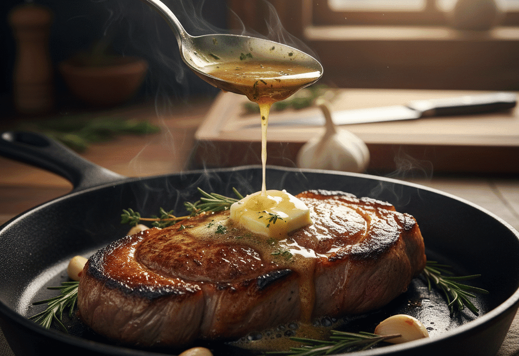 Como fazer bife ancho na frigideira