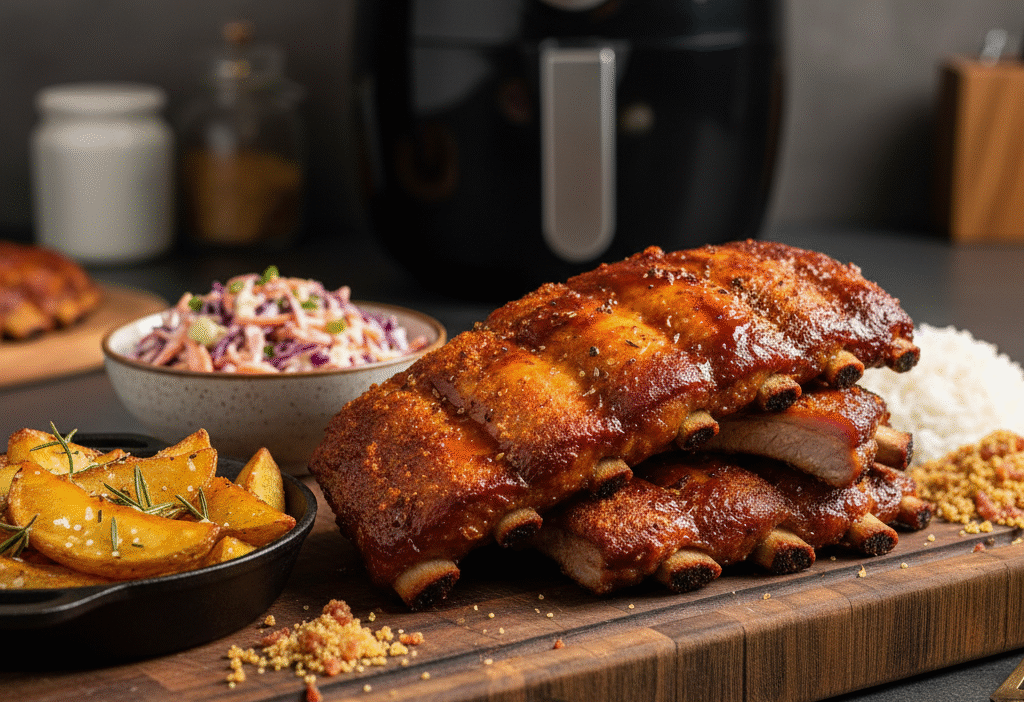 Costelinha de porco na airfryer