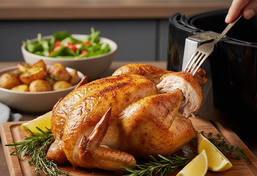 frango assado com airfryer